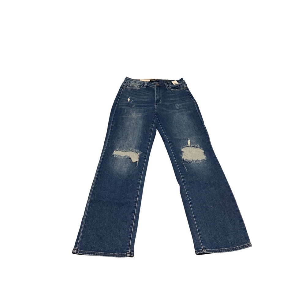 466. Judy Blue Women's High-Waisted Dad Jeans Blue Size 15/32 Denim